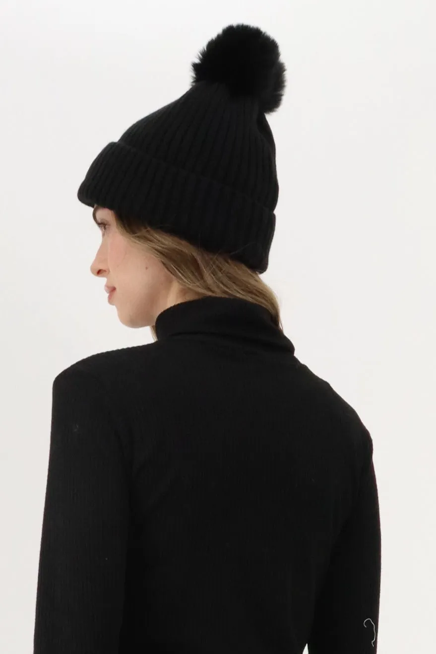 Canada Weather Gear Gloves and Pom Pom Hat - Black sold by Fairweather product image thumbnail 3