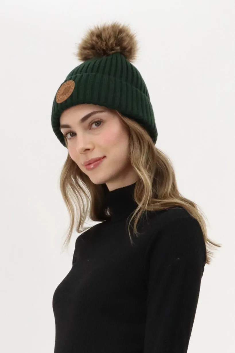 Canada Weather Gear Gloves and Pom Pom Hat - Green sold by Fairweather product image thumbnail 2