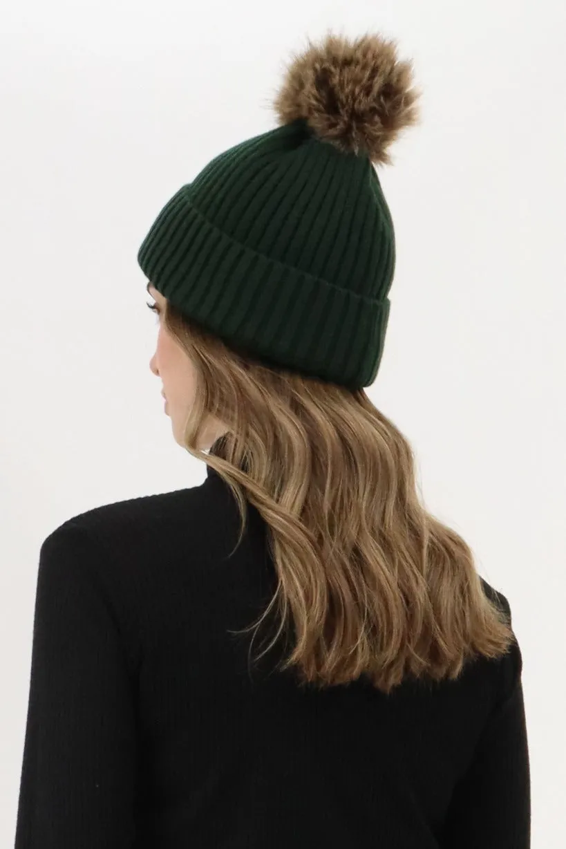 Canada Weather Gear Gloves and Pom Pom Hat - Green sold by Fairweather product image thumbnail 3