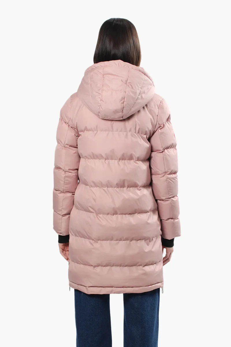 Canada Weather Gear Side Zip Puffer Parka Jacket - Pink sold by Fairweather product image thumbnail 4