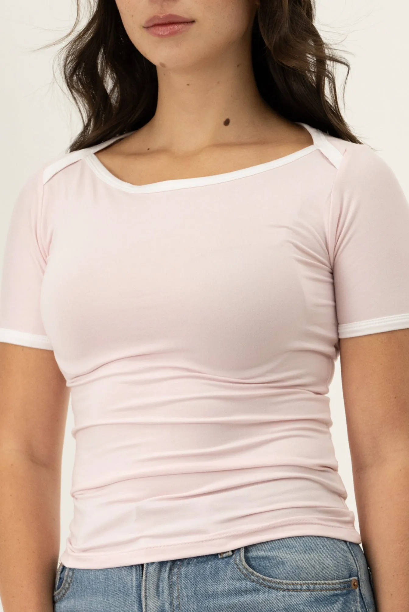 Crewneck Tee - Pink sold by Fairweather product image thumbnail 4