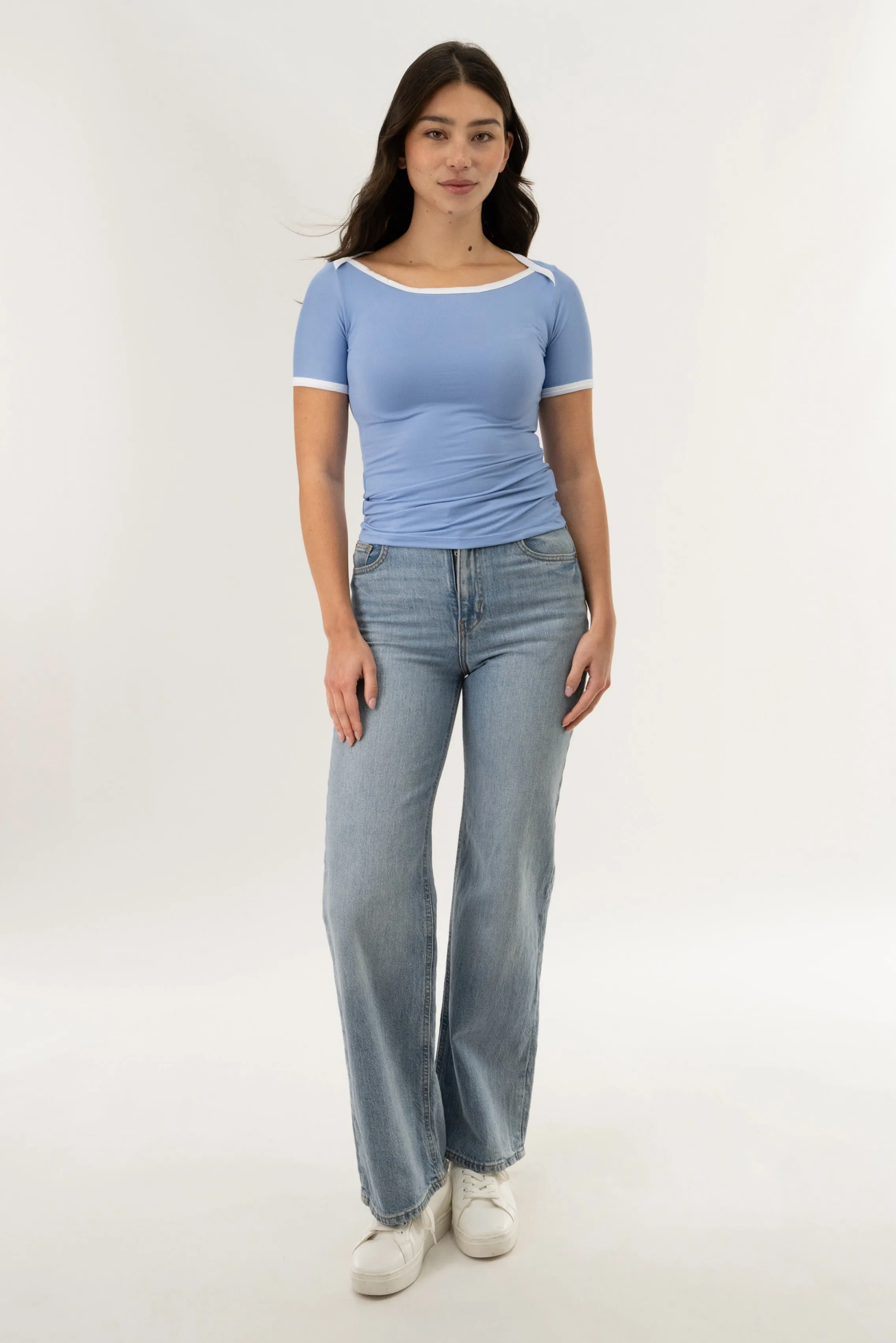 Crewneck Tee - Blue sold by Fairweather product image thumbnail 5