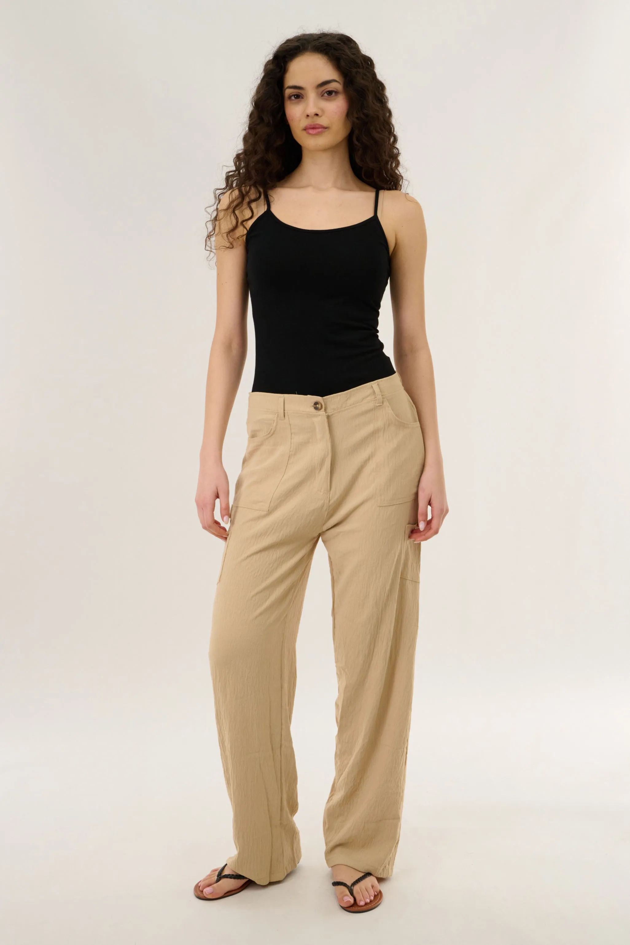 Pleated Pants - Taupe sold by Fairweather product image thumbnail 5