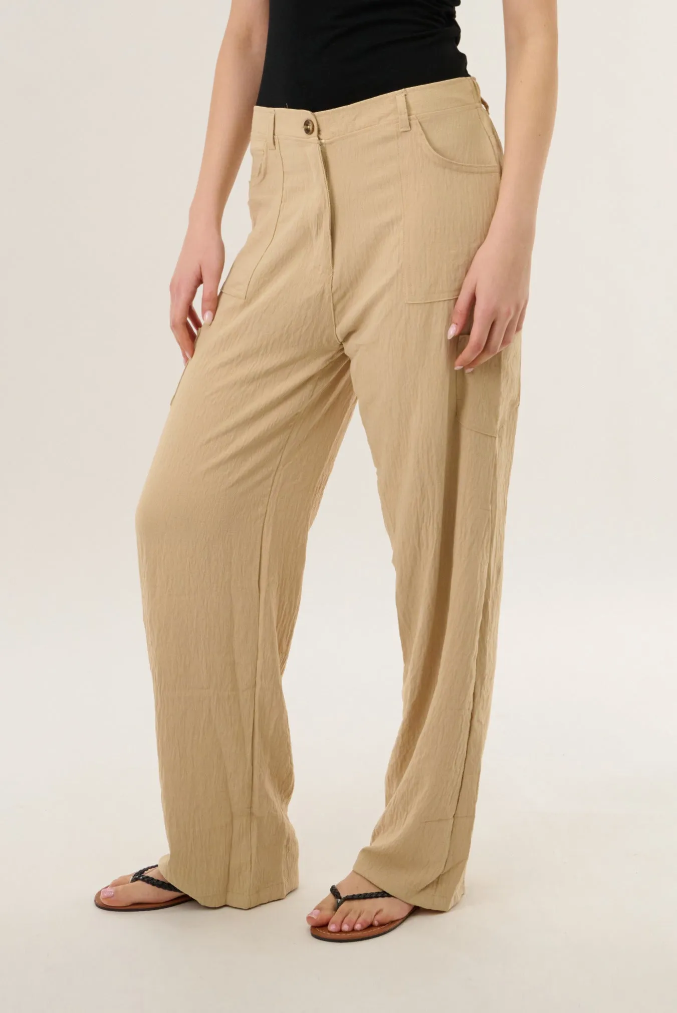 Pleated Pants - Taupe sold by Fairweather product image thumbnail 2