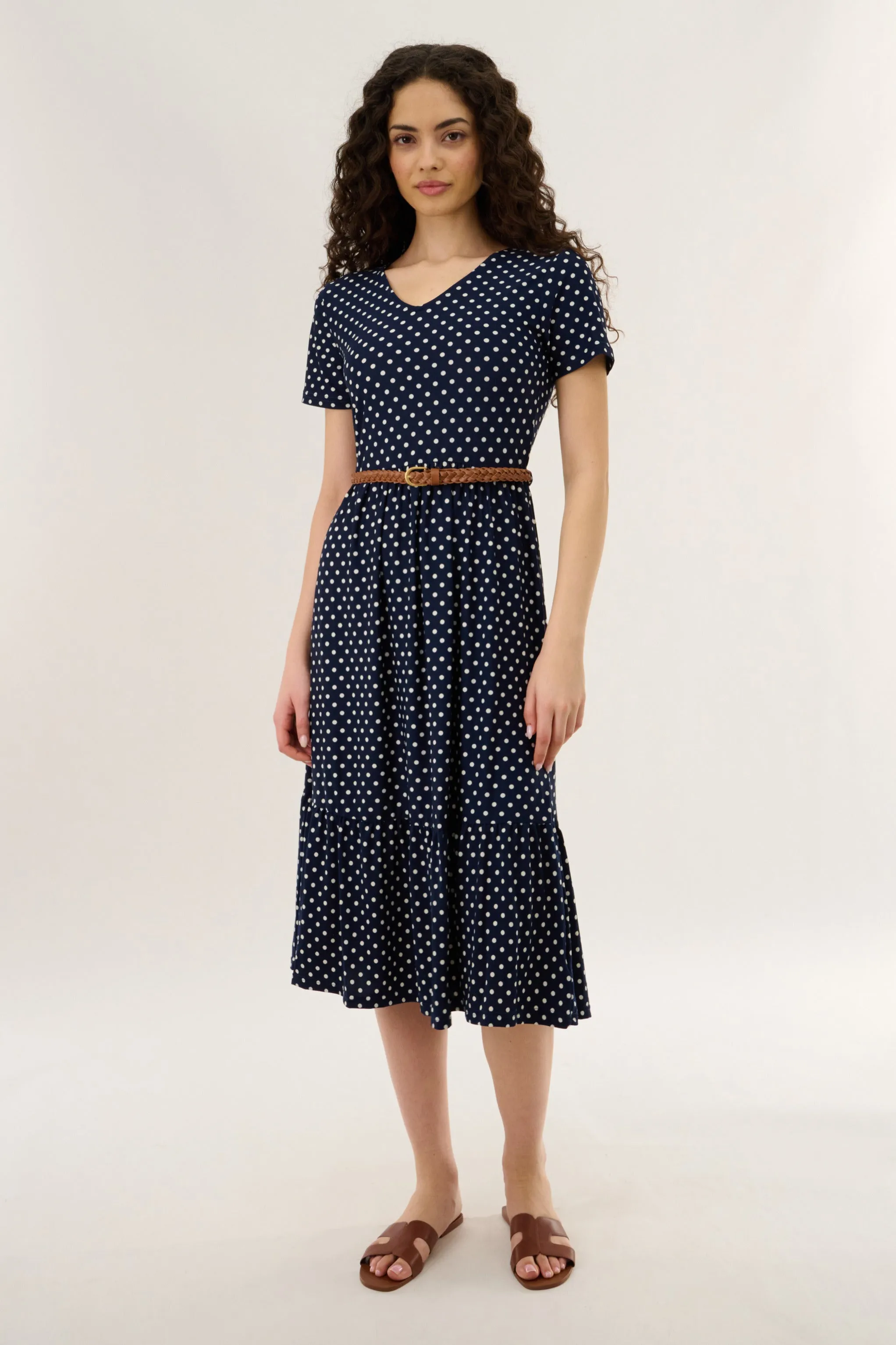 Belted Maxi Dress - Navy sold by Fairweather product image thumbnail 5