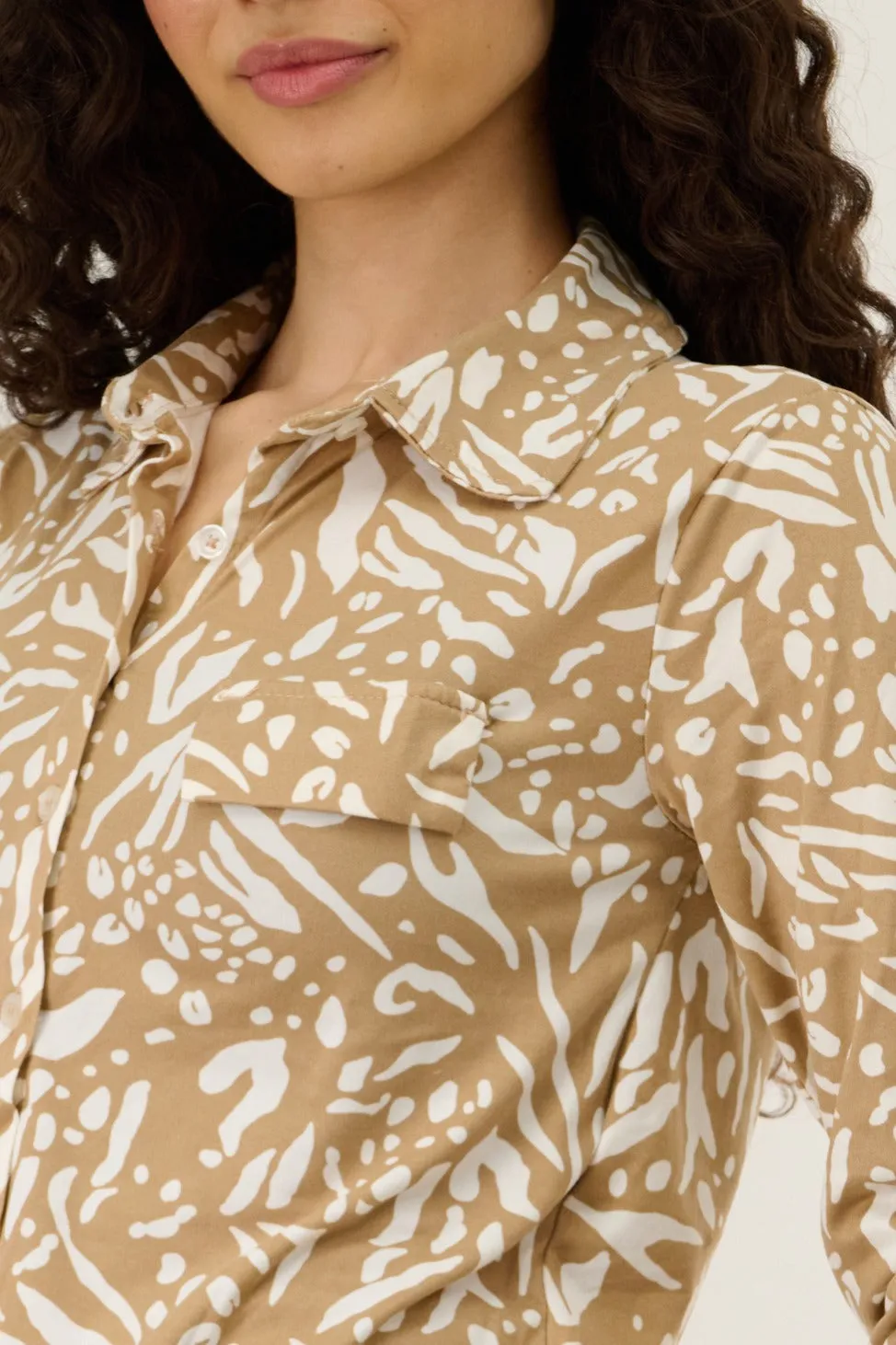 Up Blouse - Taupe sold by Fairweather product image thumbnail 4