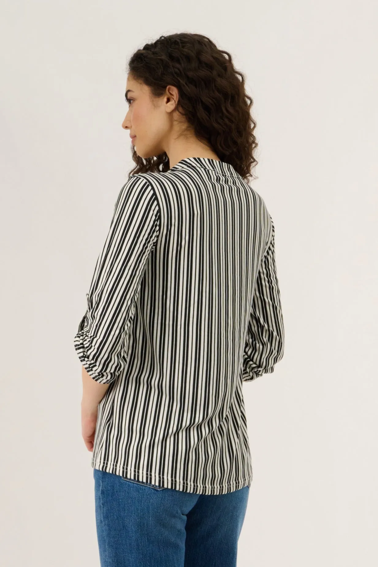 Tie Up Blouse - Black sold by Fairweather product image thumbnail 3