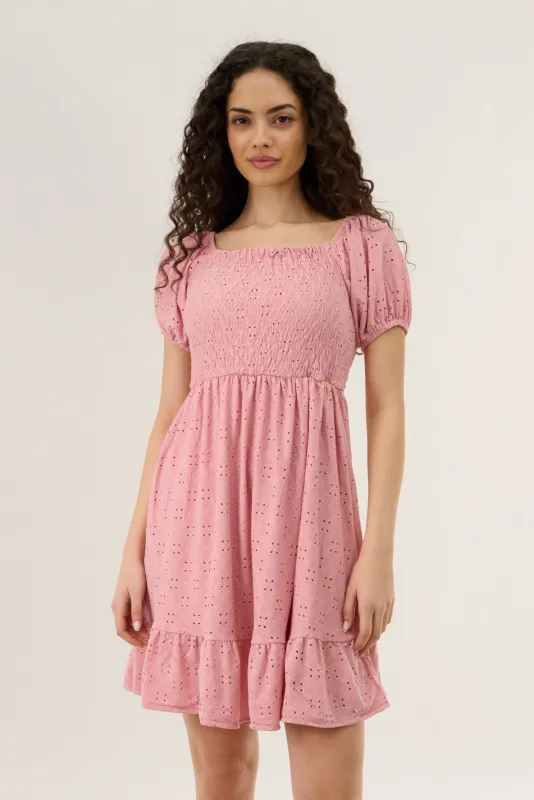 Smock Dress - Pink made by Fairweather