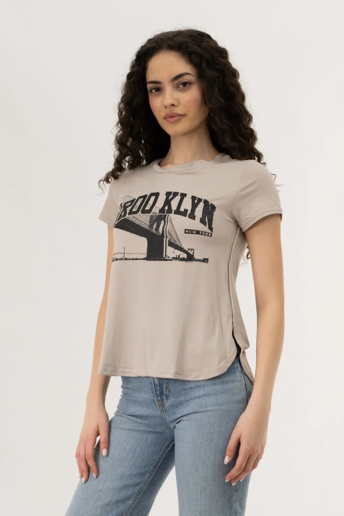 Short Sleeve City Tee - Stone sold by Fairweather product image thumbnail 2