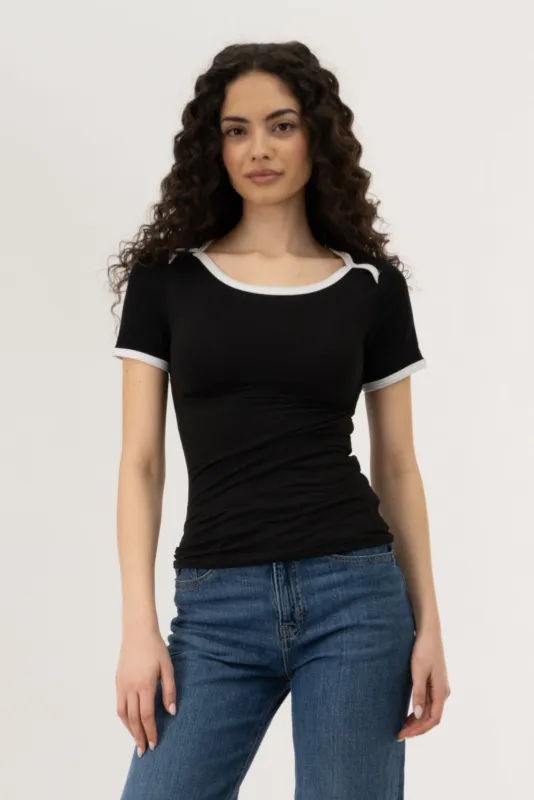 Short Sleeve Tee - Black made by Fairweather