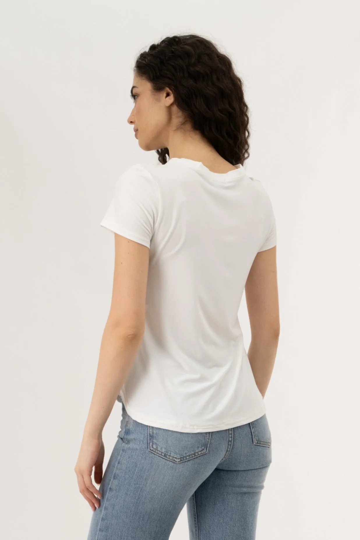 Short Sleeve City Tee - White sold by Fairweather product image thumbnail 3