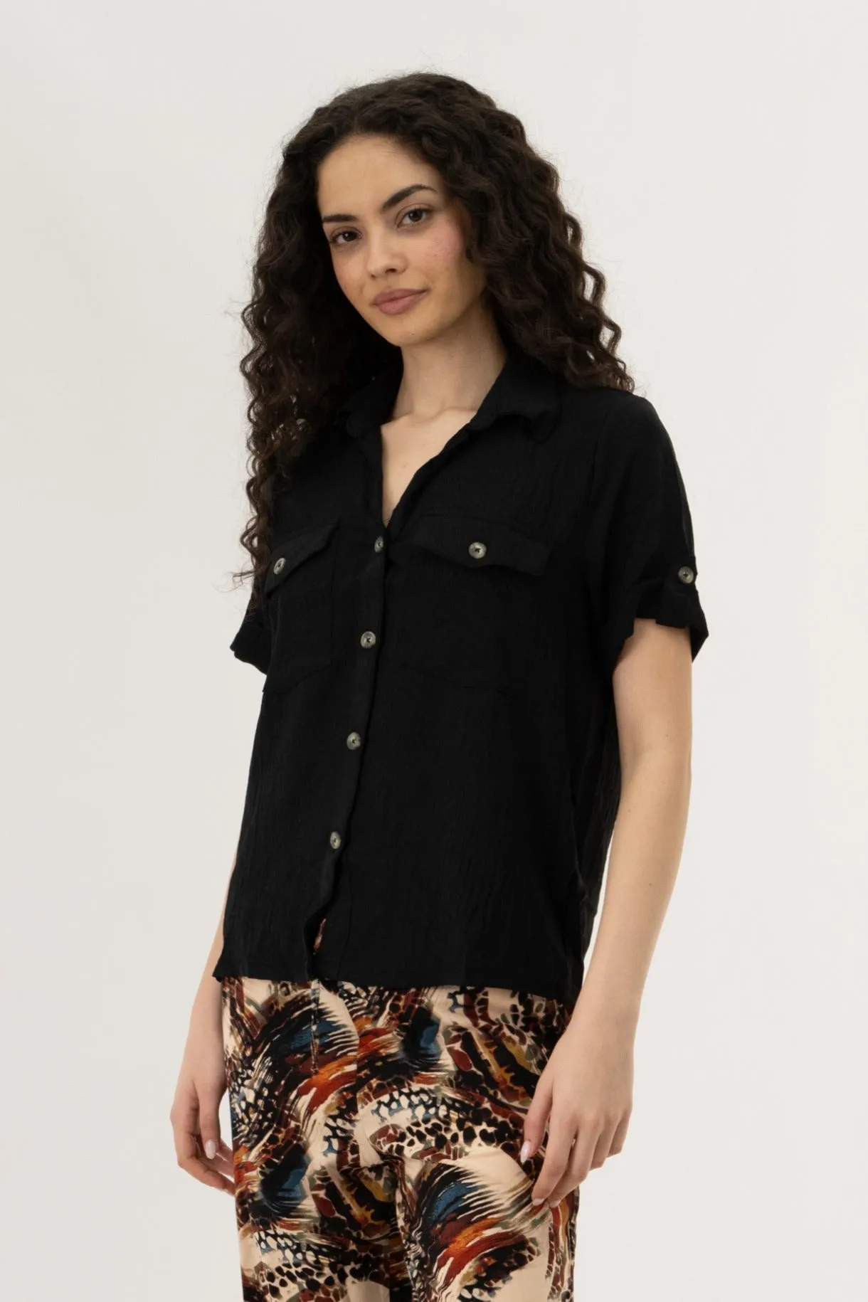 Button Down Shirt - Black sold by Fairweather product image thumbnail 2