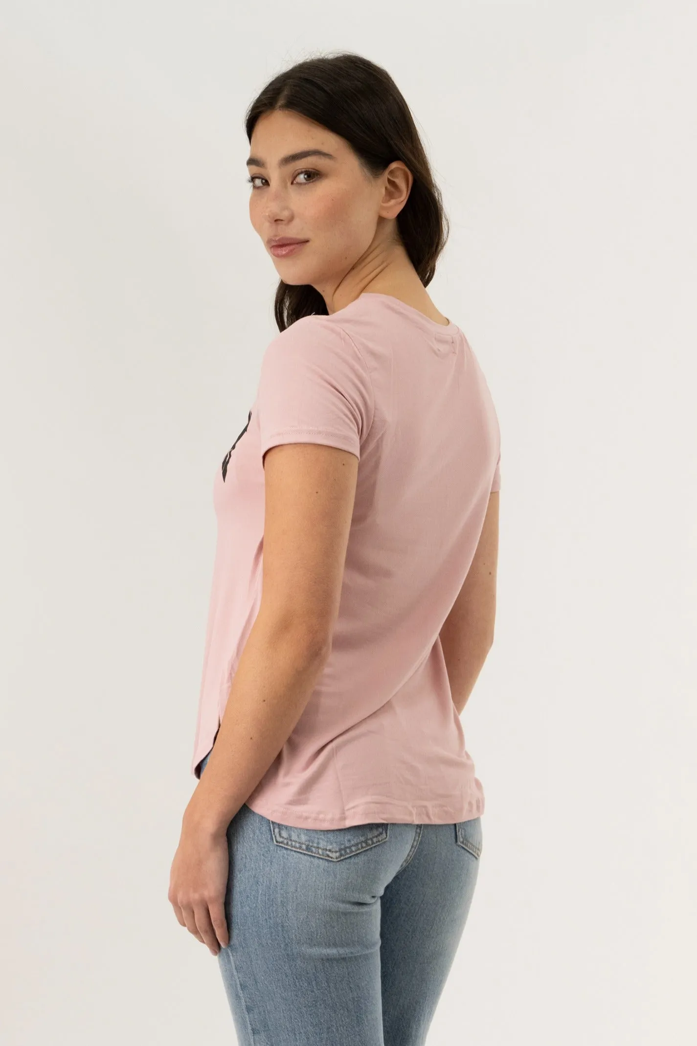 Crewneck NYC Tee - Blush sold by Fairweather product image thumbnail 3