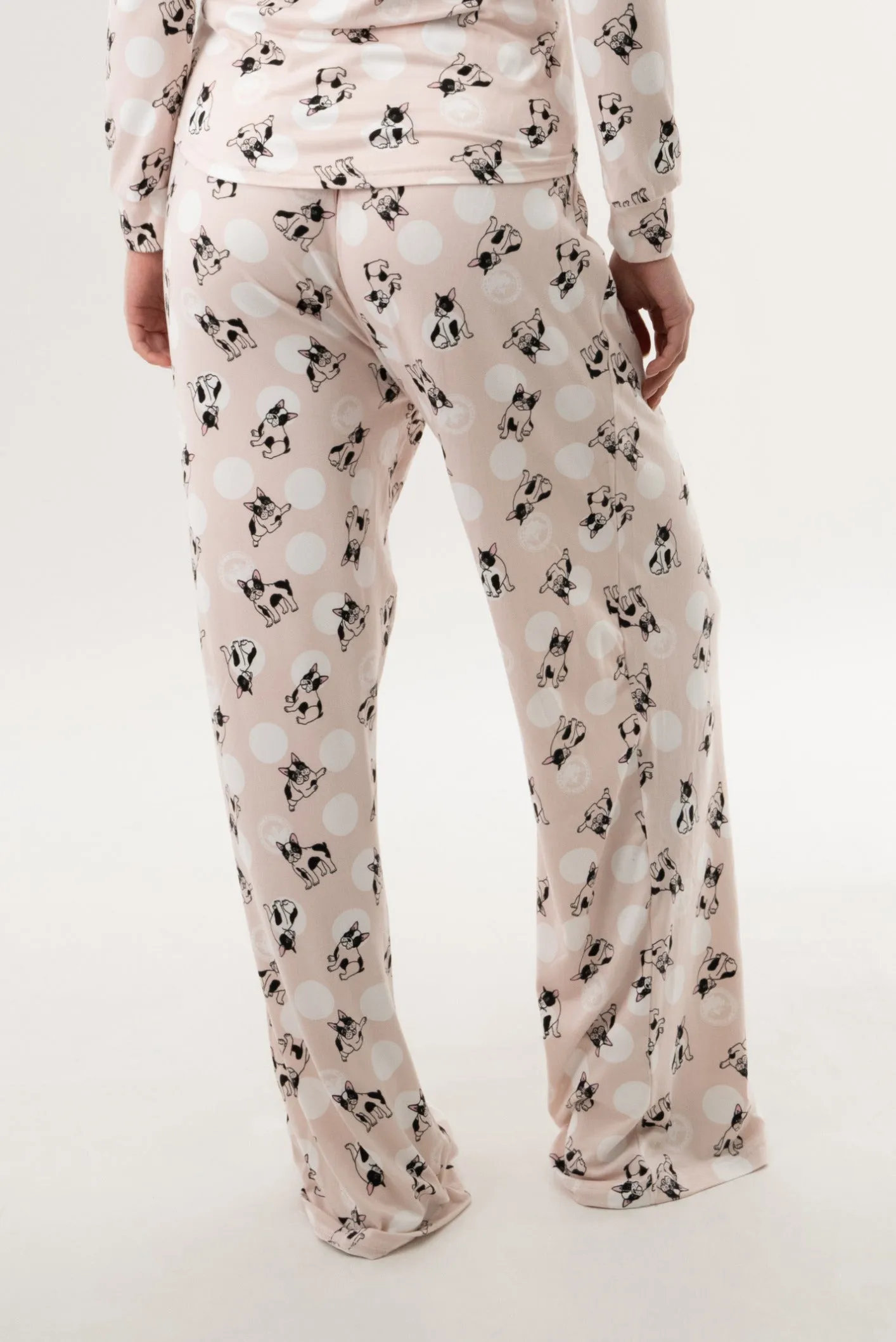 Dog Print Pajama Pants - Pink sold by Fairweather product image thumbnail 3