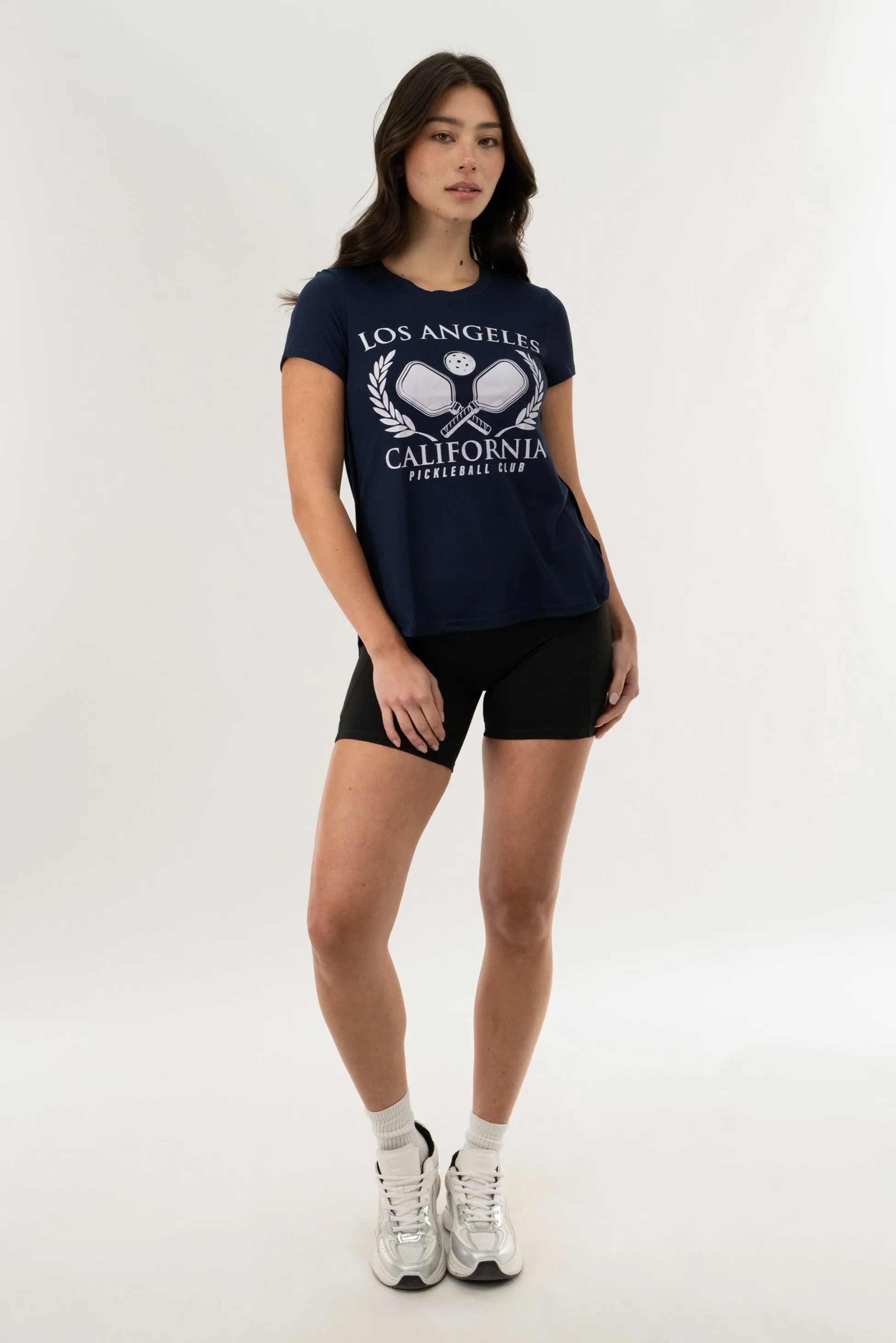 Crewneck California Tee - Navy sold by Fairweather product image thumbnail 5