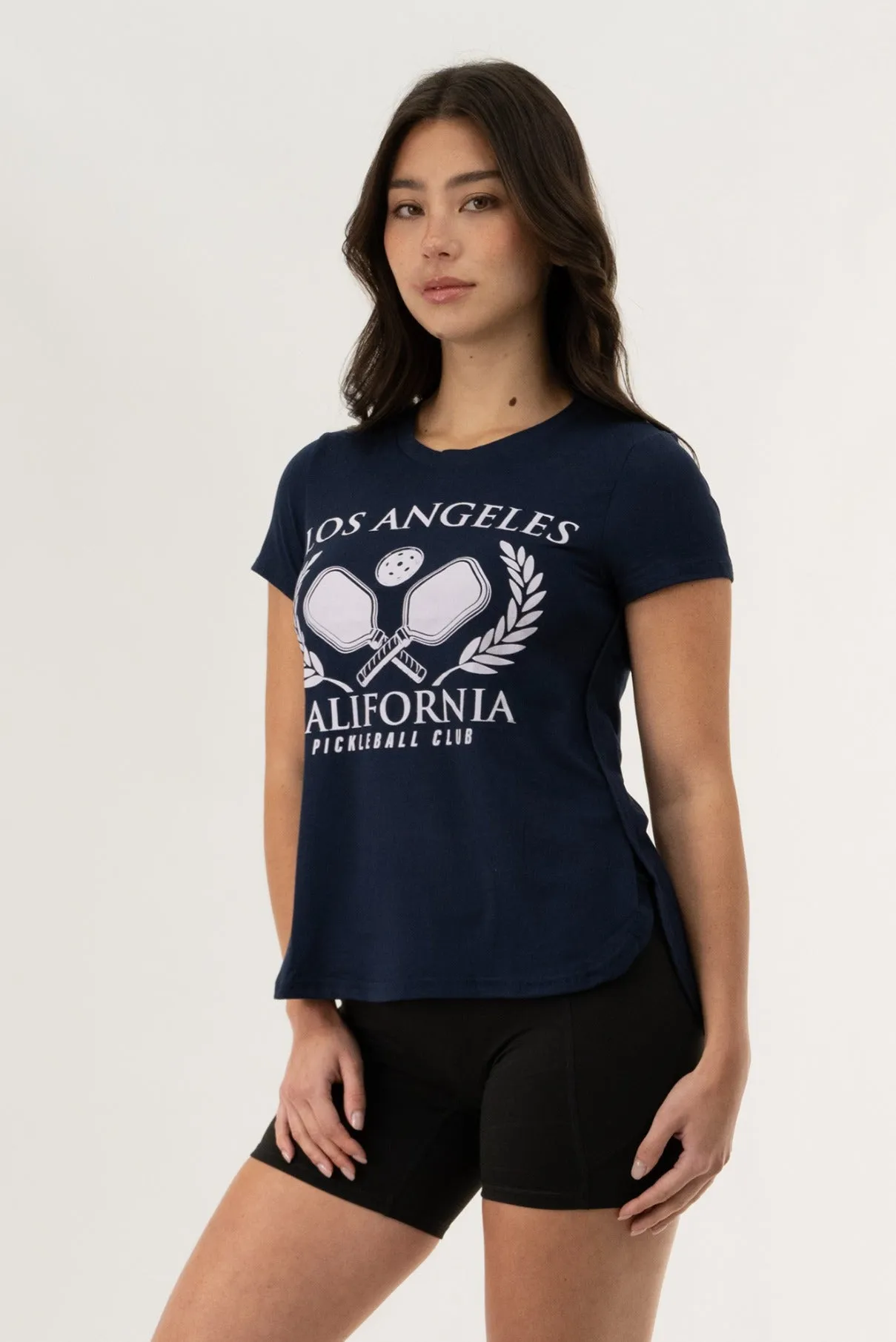 Crewneck California Tee - Navy sold by Fairweather product image thumbnail 2