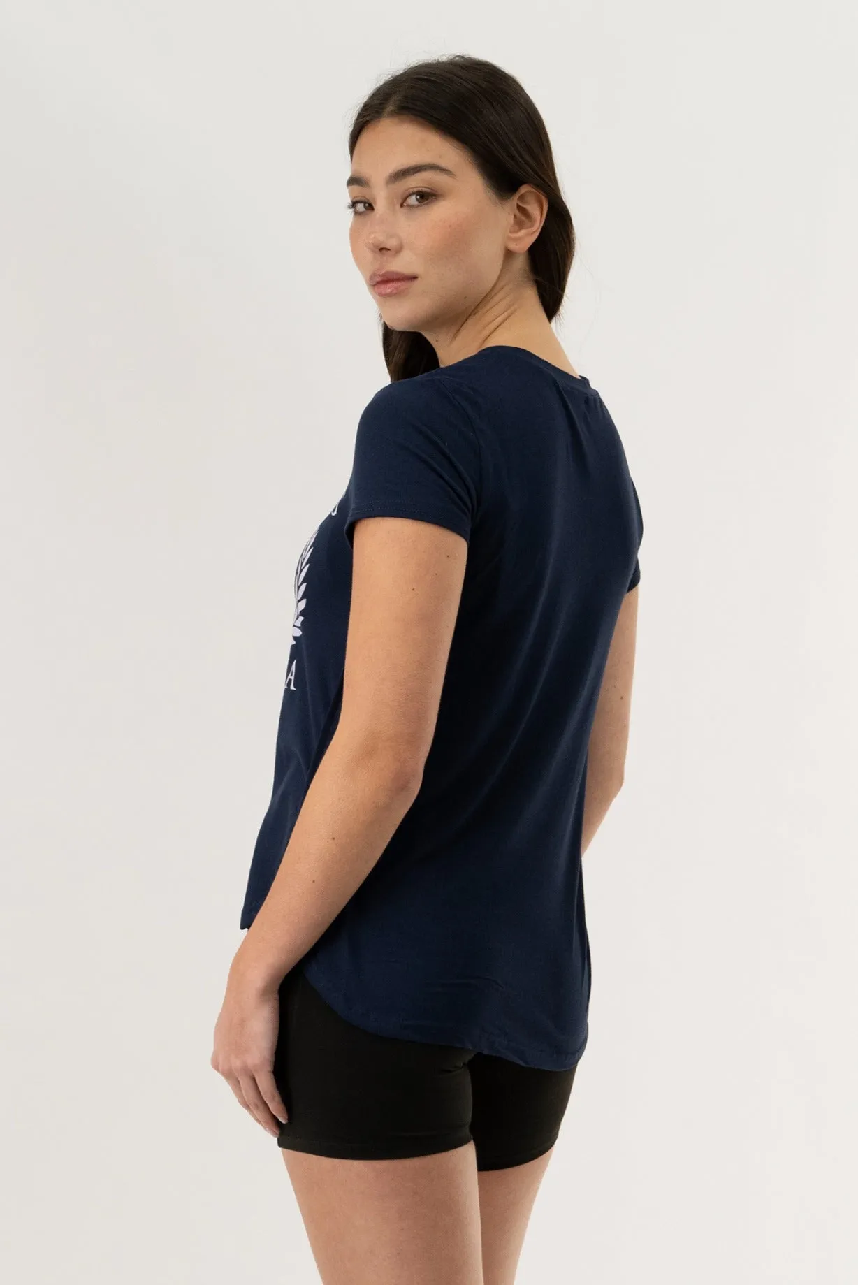 Crewneck California Tee - Navy sold by Fairweather product image thumbnail 3