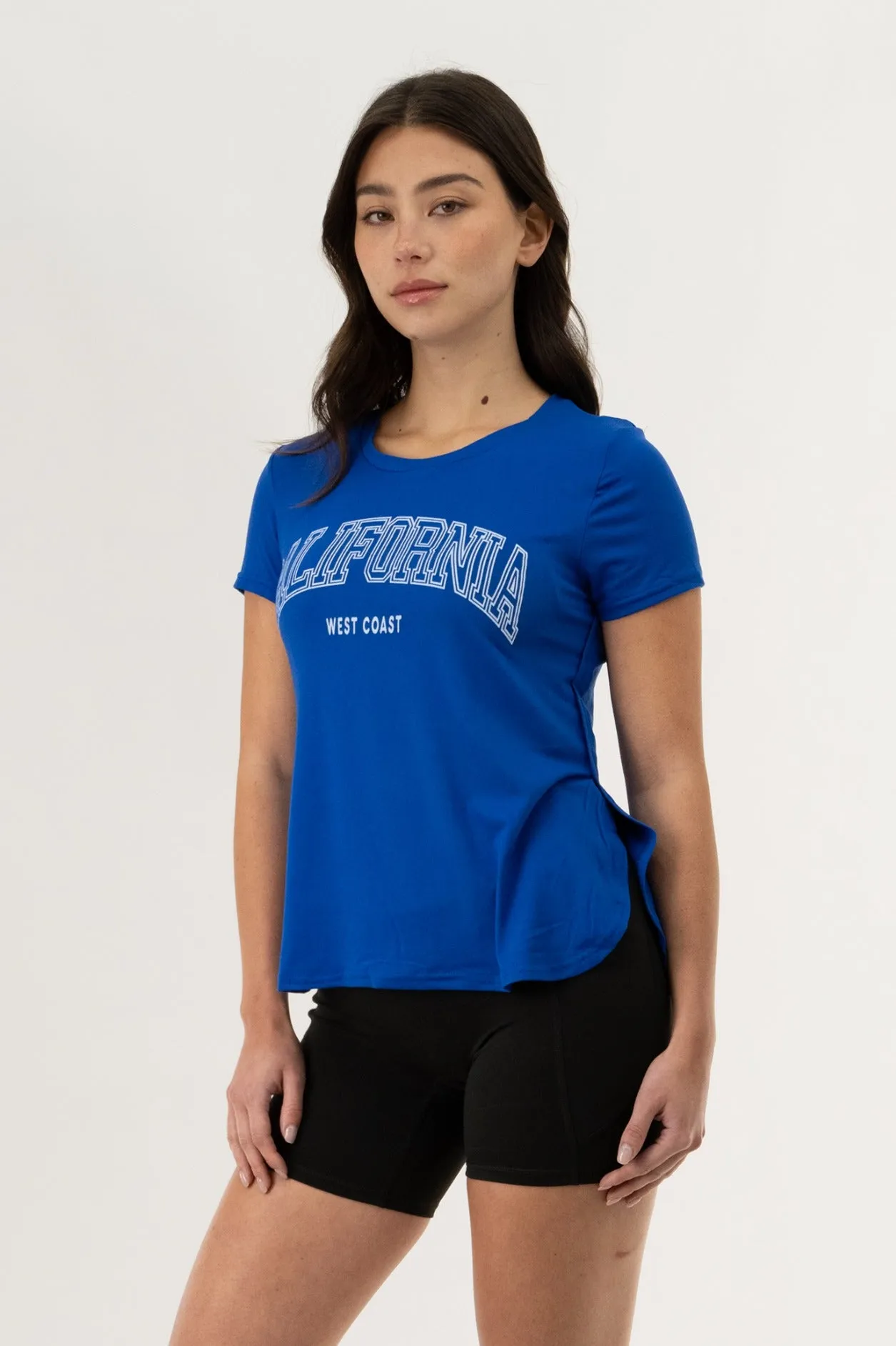 Crewneck California Tee - Blue sold by Fairweather product image thumbnail 2