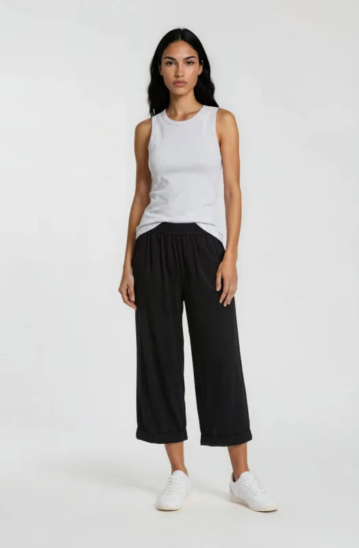 Roll Up Culottes - Black made by Fairweather