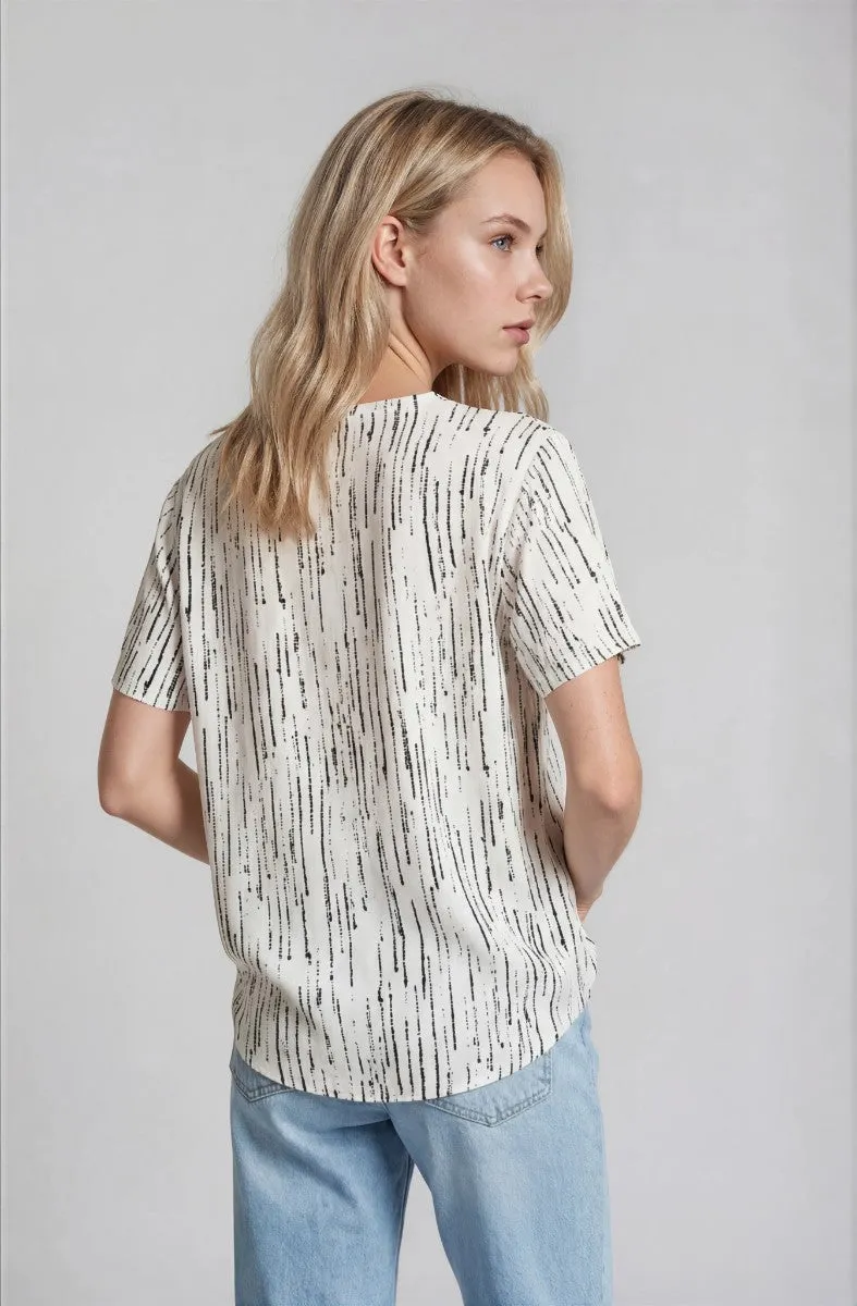 Short Sleeve Crew Neck Tee - White sold by Fairweather product image thumbnail 2