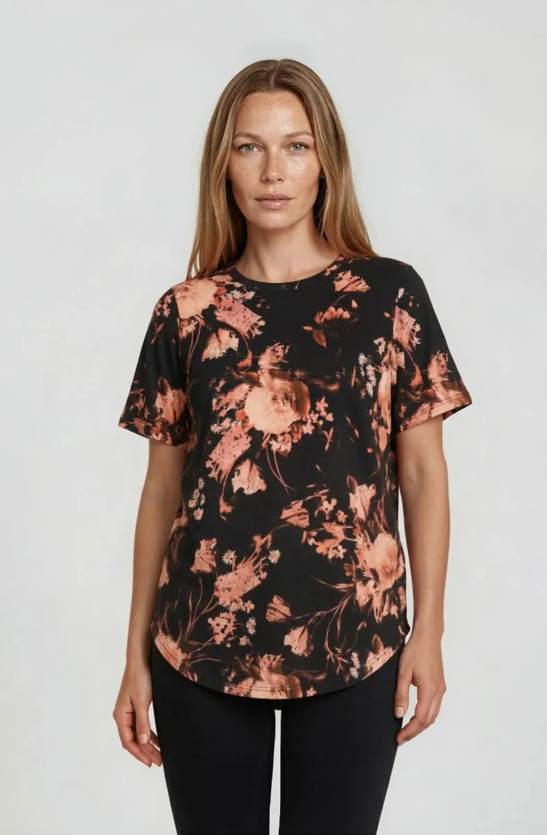 Short Sleeve Crew Neck Tee - Black sold by Fairweather