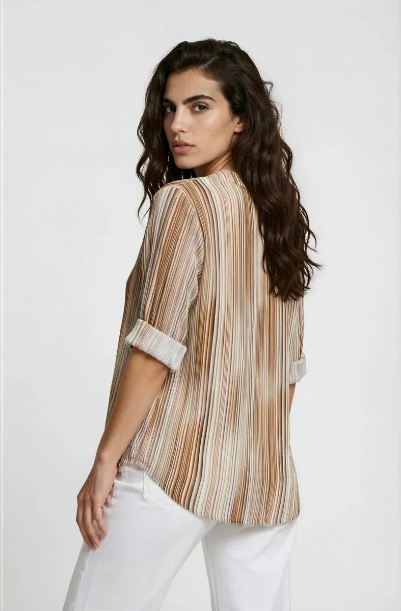 Printed Roll Up Sleeve Blouse - Multi sold by Fairweather product image thumbnail 2