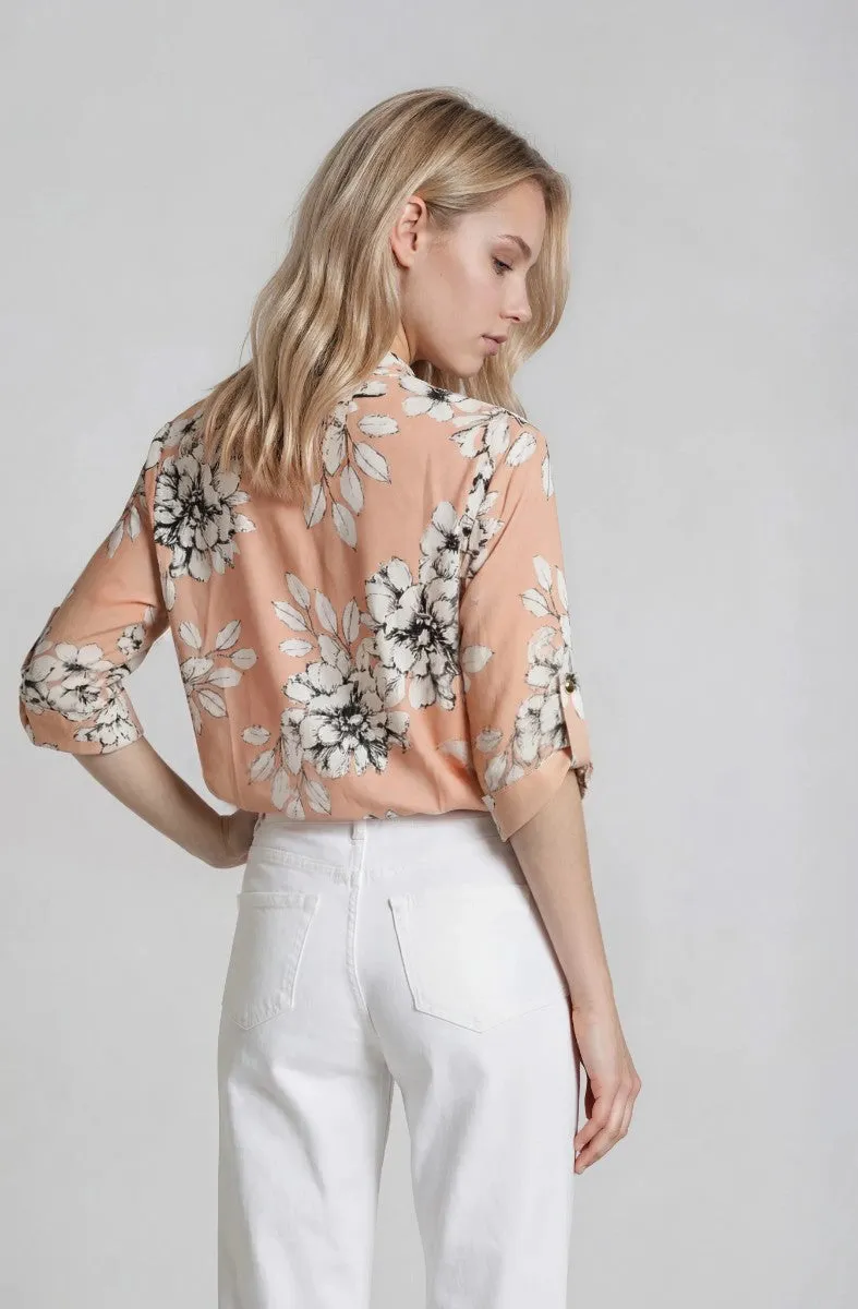 Printed Tie Up Blouse - Multi sold by Fairweather product image thumbnail 2