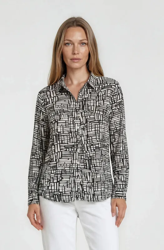 Button Up Blouse - White made by Fairweather