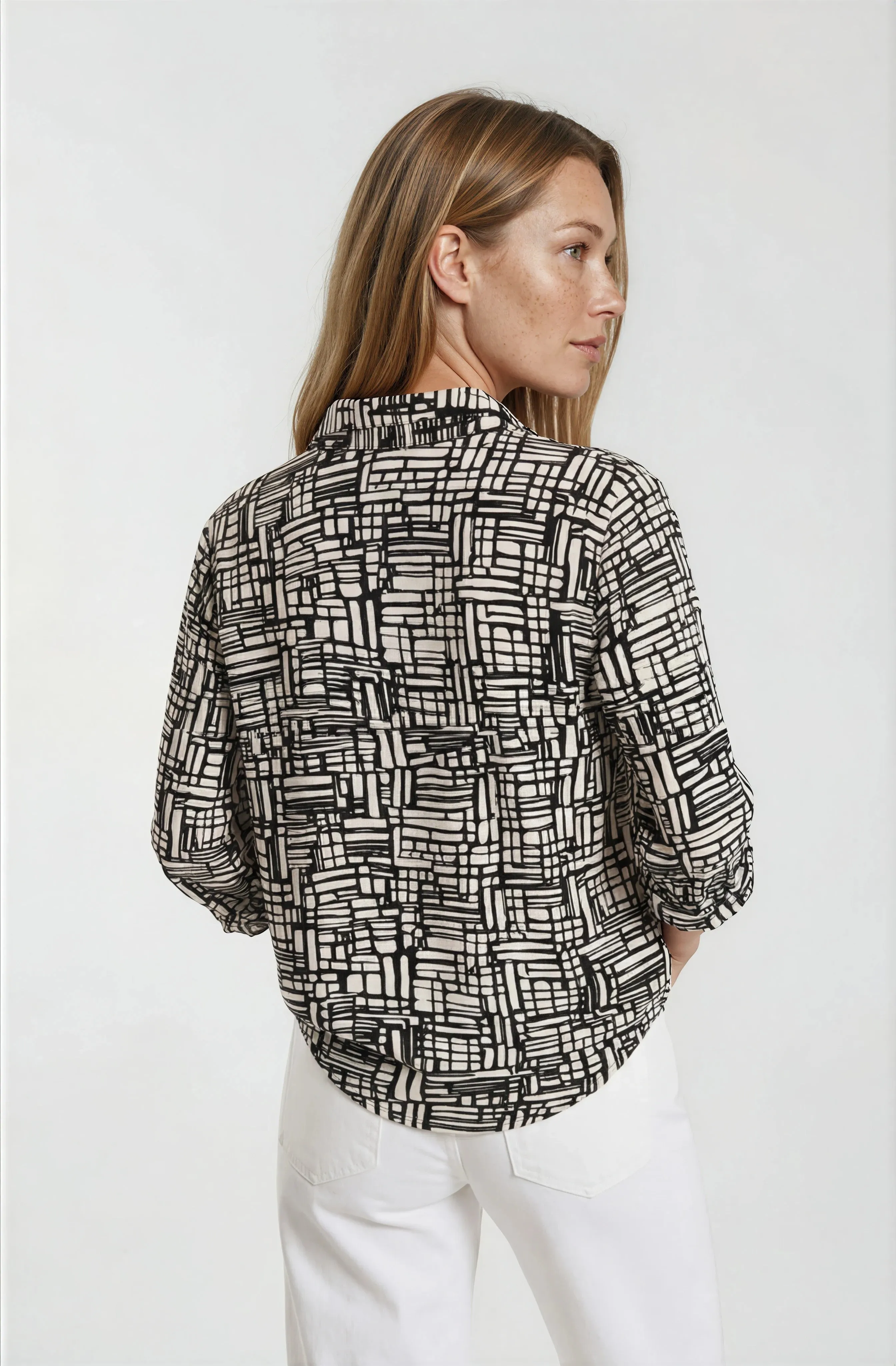 Button Up Blouse - White sold by Fairweather product image thumbnail 2