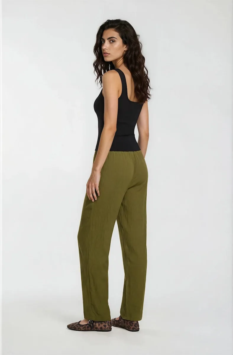 Drawstring Everyday Pants - Green sold by Fairweather product image thumbnail 2