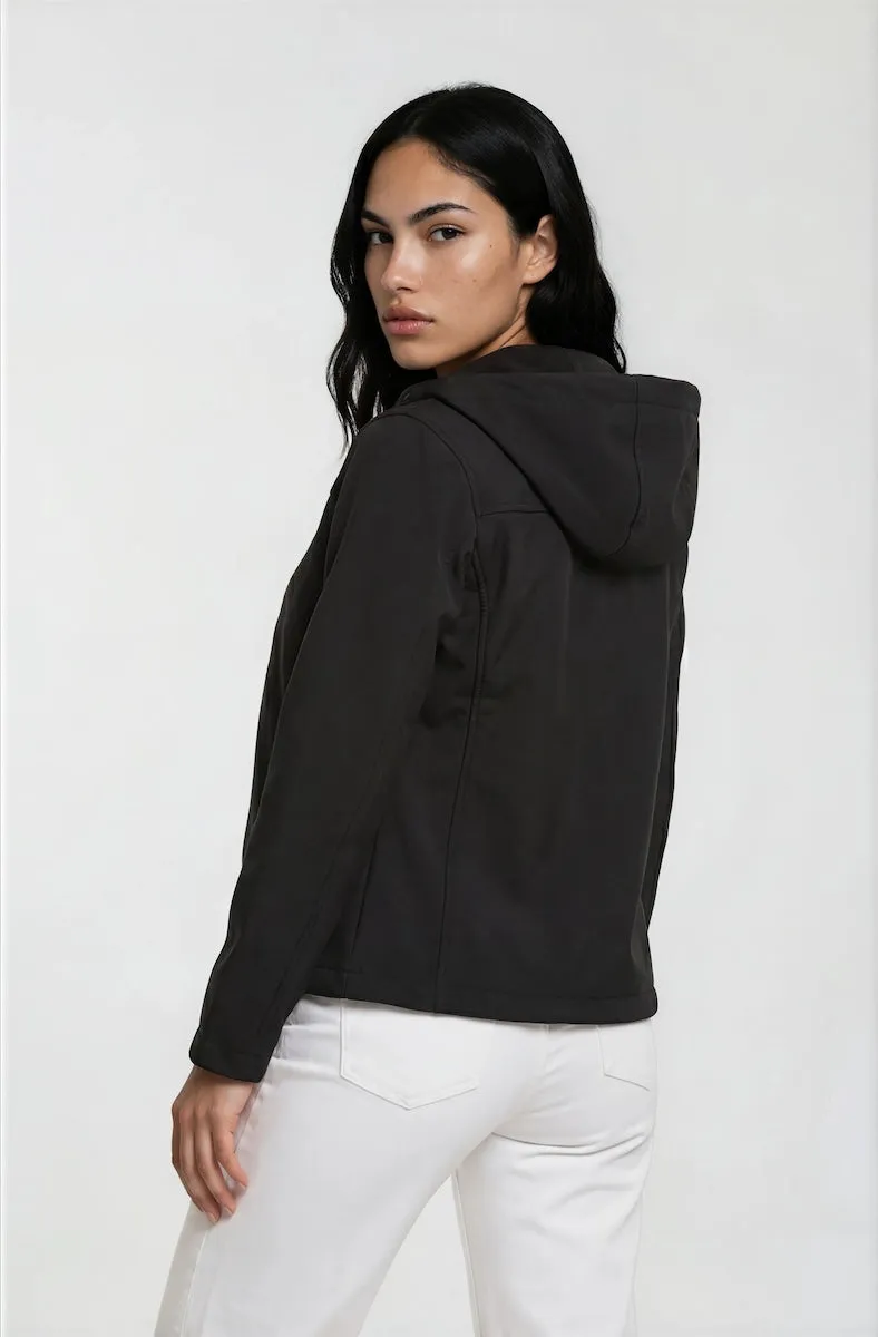 Hooded Tech Jacket - Black sold by Fairweather product image thumbnail 2