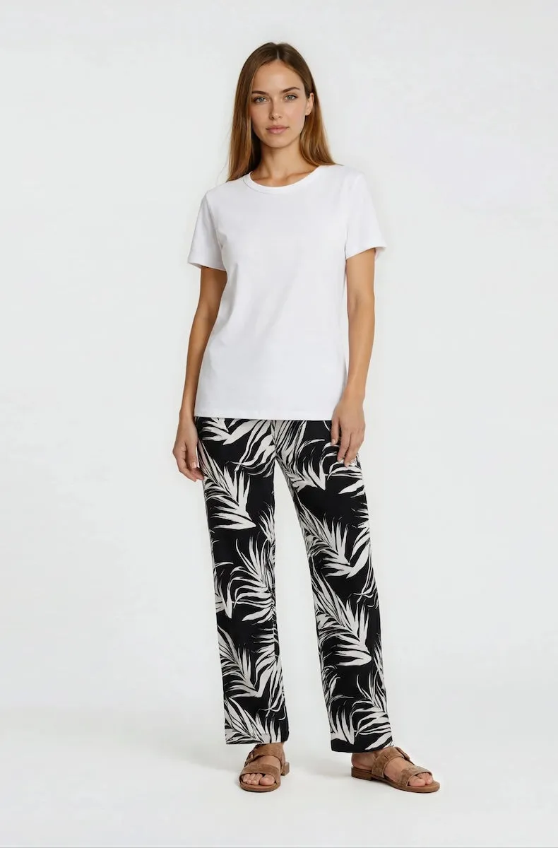 Printed Drawstring Pants - Black sold by Fairweather
