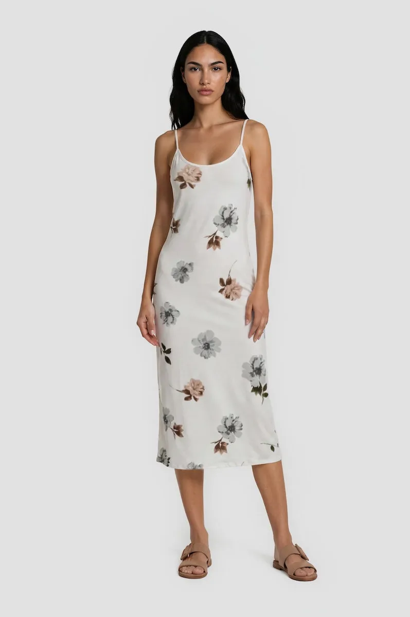 Spaghetti Strap Midi Dress - White sold by Fairweather