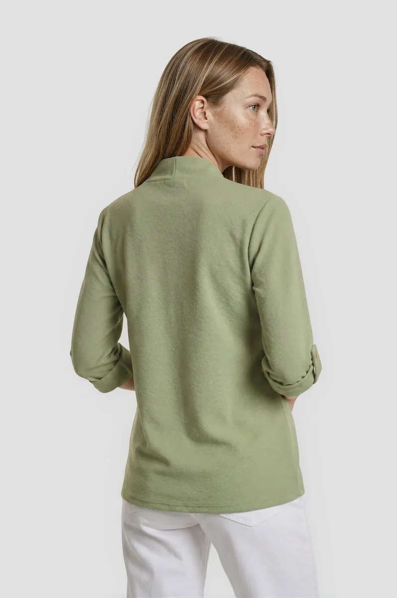 Roll Up Open Blazer - Green sold by Fairweather product image thumbnail 2