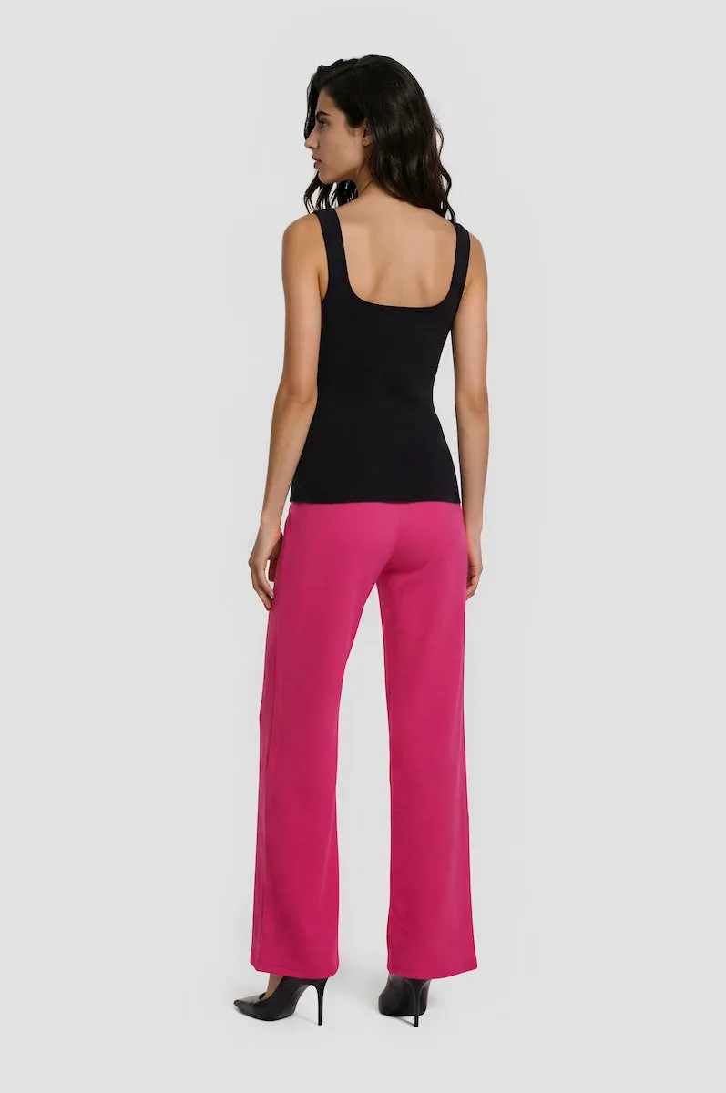High Waisted Wide Leg Pants - Magenta sold by Fairweather product image thumbnail 2