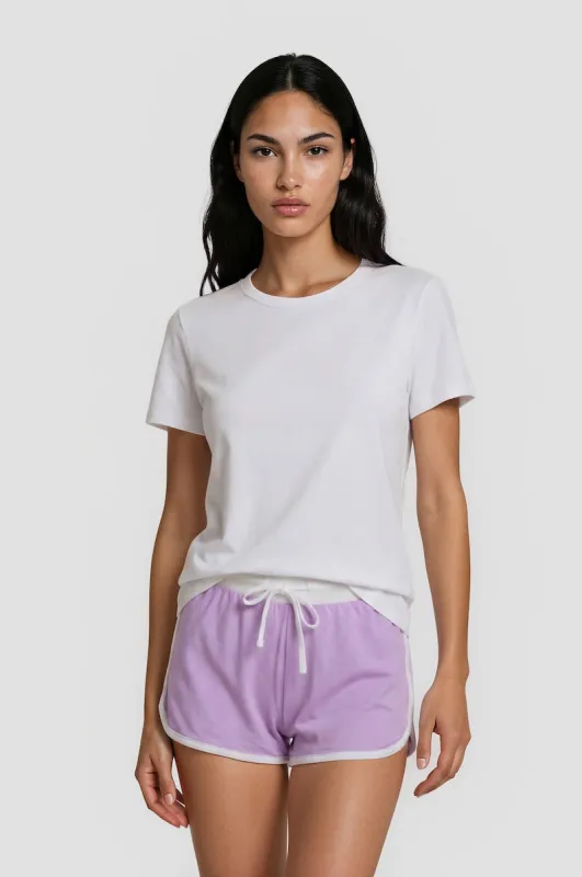 Dolphin Shorts - Purple made by Fairweather