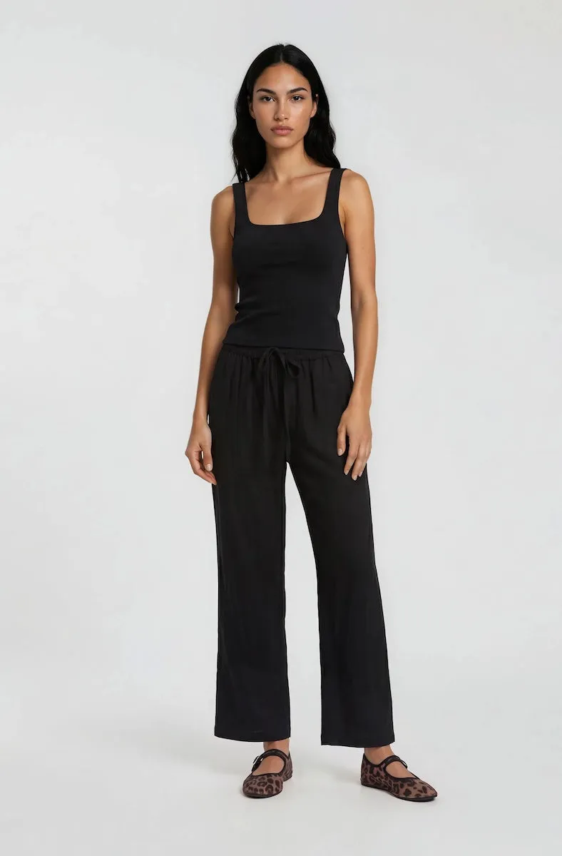 Cropped Wide Leg Pants - Black sold by Fairweather