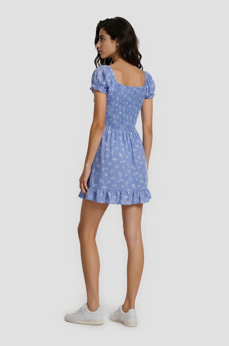 Short Sleeve Smock Sundress - Blue sold by Fairweather product image thumbnail 2