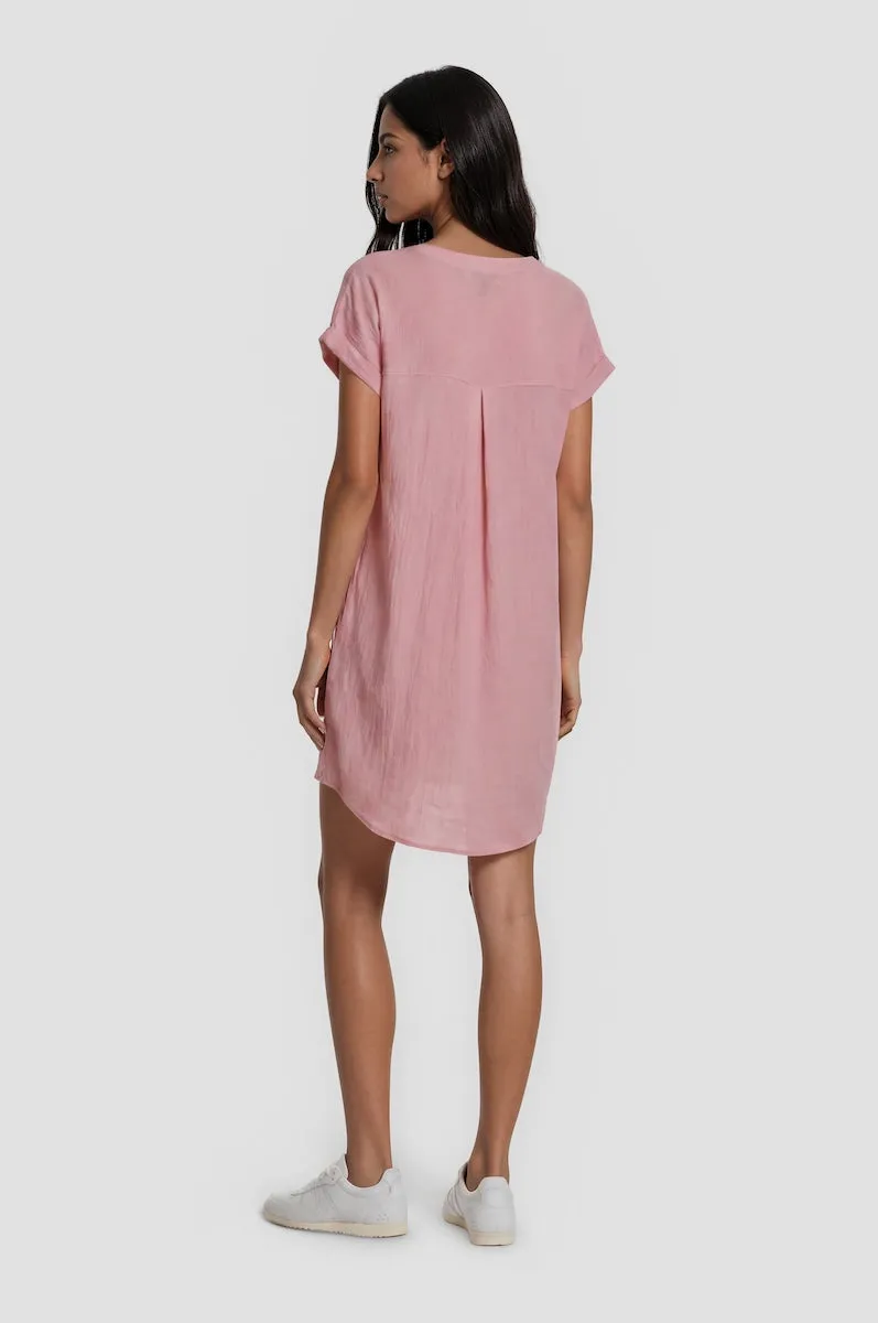 Short Sleeve Day Dress - Pink sold by Fairweather product image thumbnail 2