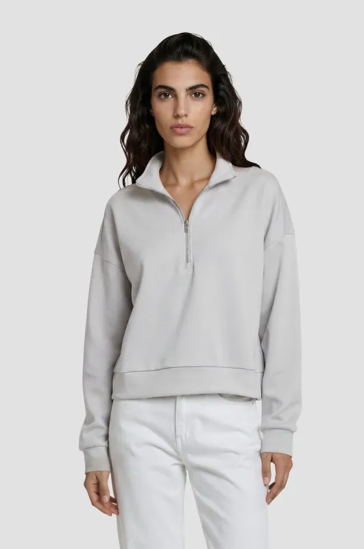 Classic Half Zip Pullover - Grey made by Fairweather
