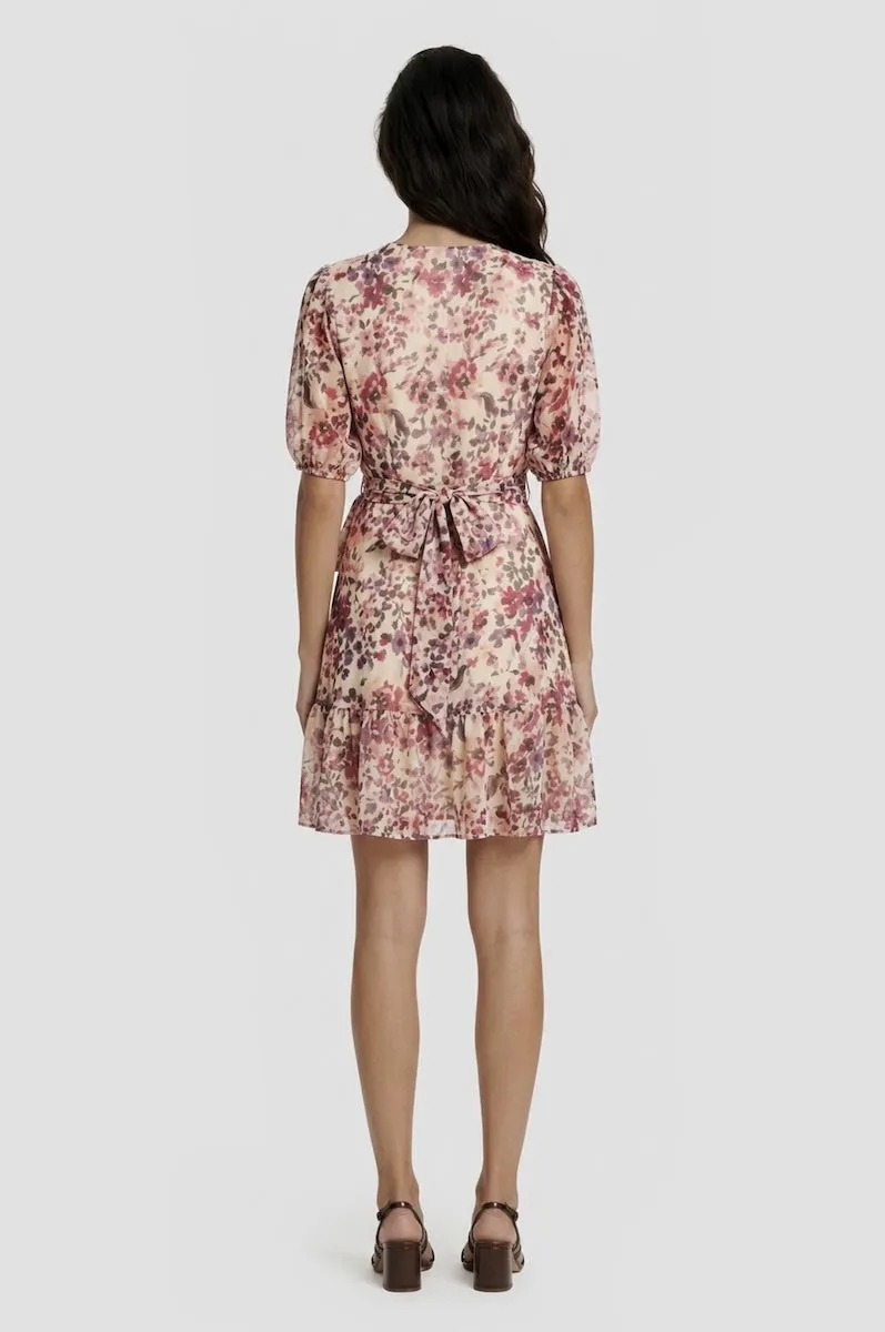 Printed Puff Sleeve Short Dress - Multi sold by Fairweather product image thumbnail 2