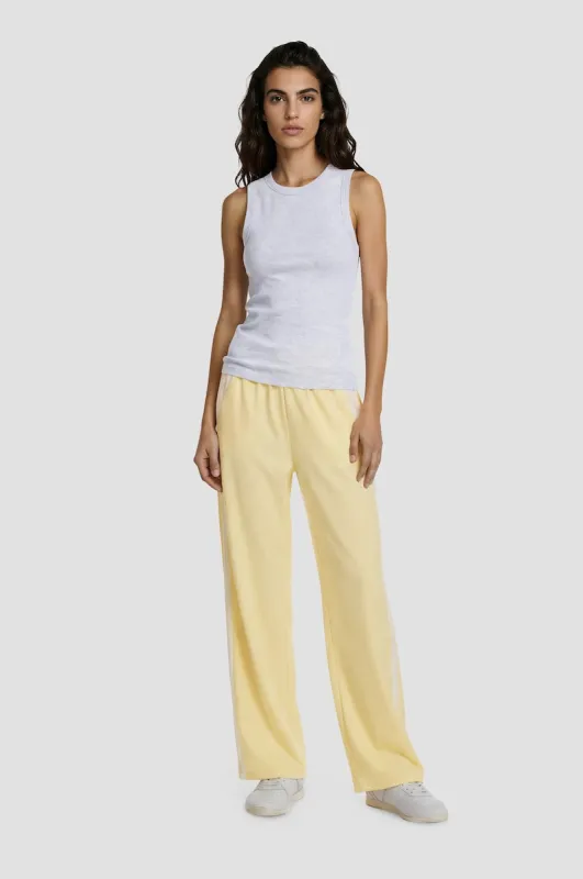 Contrast Wide Leg Pants - Yellow made by Fairweather