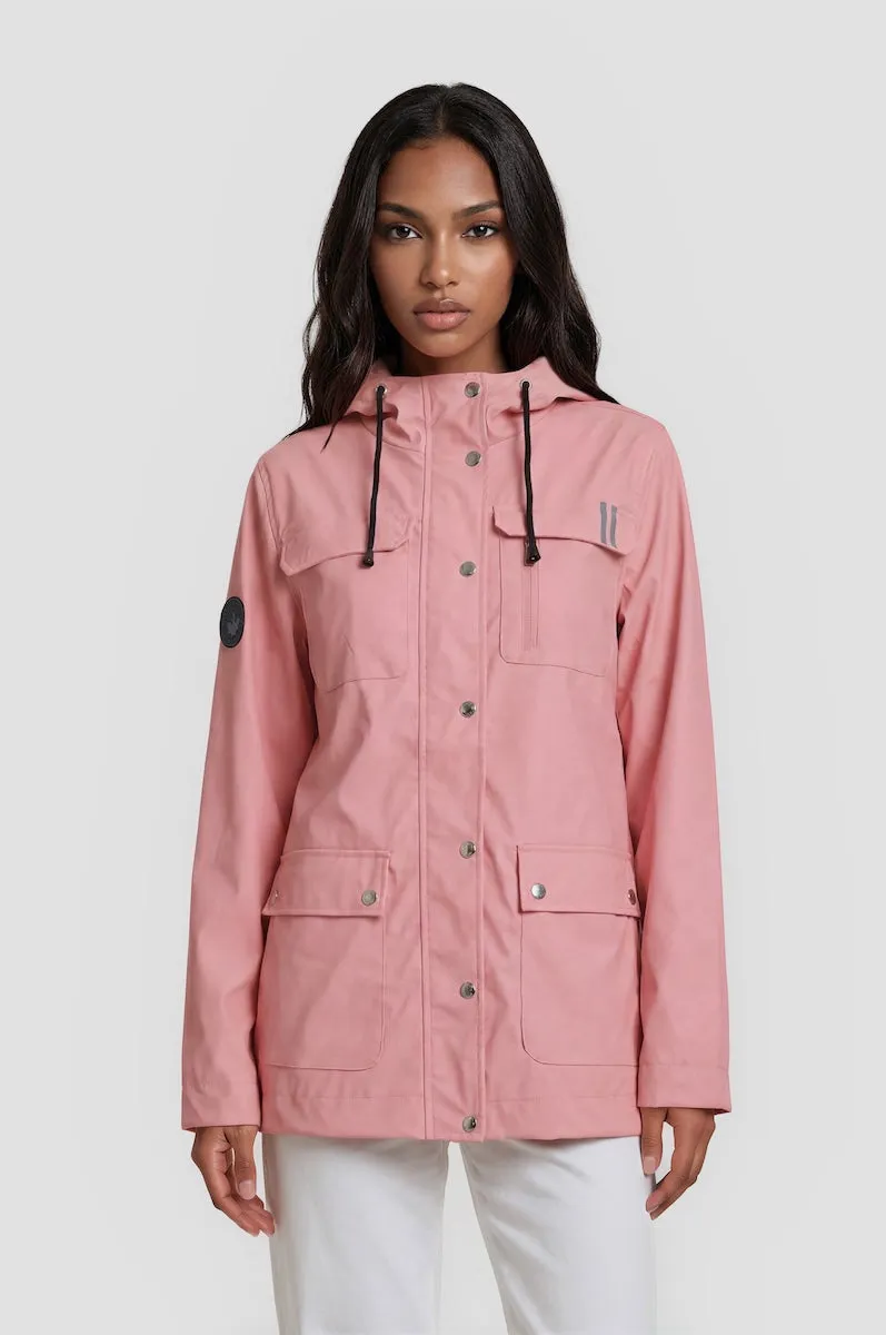 Lightweight Reflective Rain Jacket - Pink sold by Fairweather