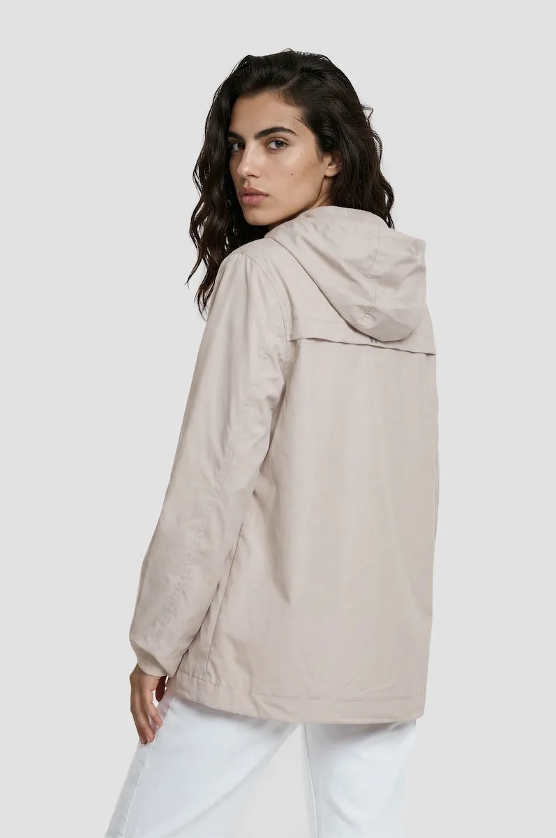 Lightweight Reflective Rain Jacket - Cream sold by Fairweather product image thumbnail 2