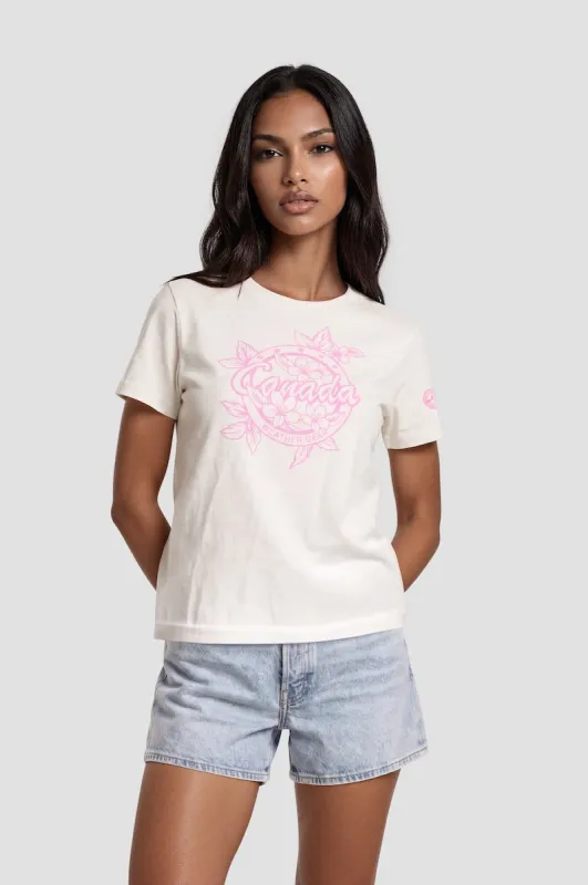 Short Sleeve Logo Tee - White made by Fairweather