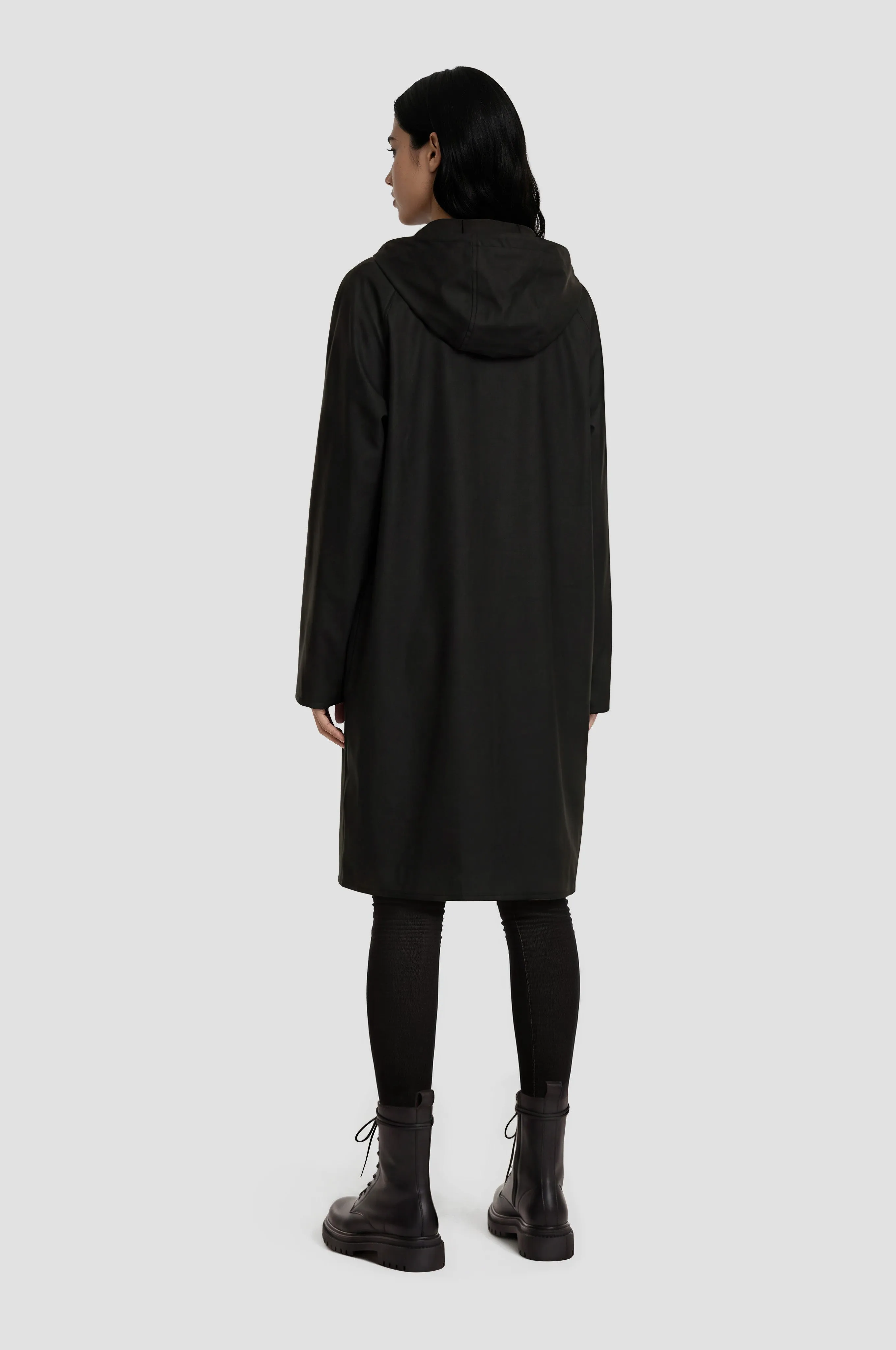 Long Lightweight Rain Coat - Black sold by Fairweather product image thumbnail 2