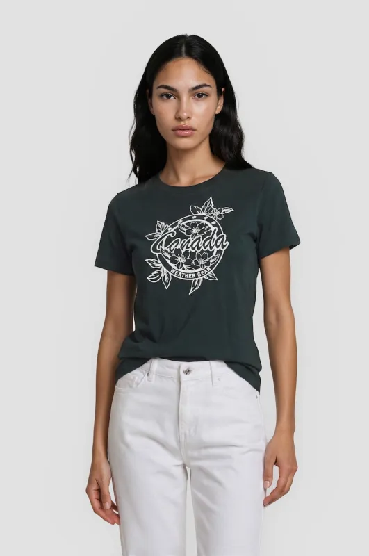 Short Sleeve Logo Tee - Green made by Fairweather