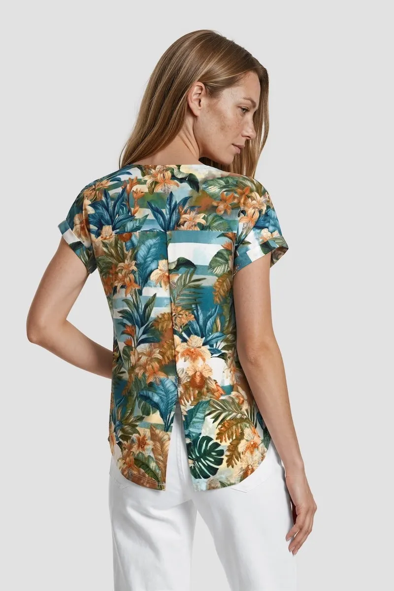 Short Sleeve Boatneck Top - Multi sold by Fairweather product image thumbnail 2