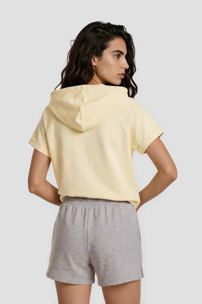 Short Sleeve Hoodie - Yellow sold by Fairweather product image thumbnail 2
