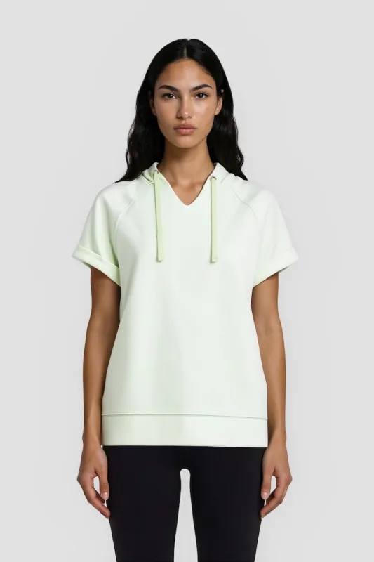 Short Sleeve Hoodie - Mint made by Fairweather
